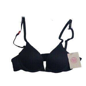 SO Padded Push-Up Bra, Black, 32B